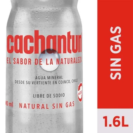 AGUA MINERAL S/GAS 1600CC CACHANTUN