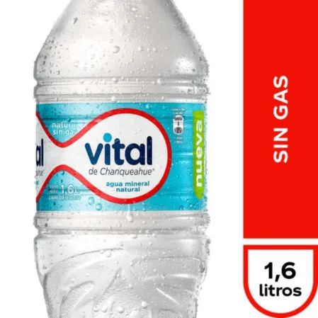 AGUA MINERAL S/GAS 1.6LTS VITAL