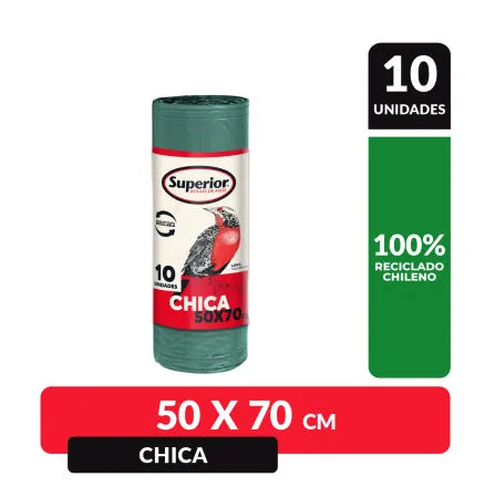 BOLSA BASURA 50X70 10UN SUPERIOR