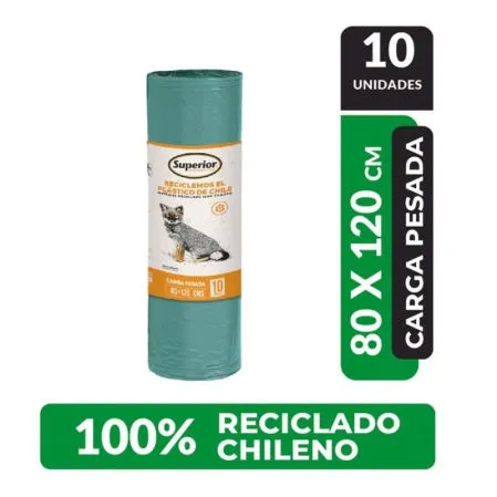 BOLSA BASURA 80X120 10UN SUPERIOR