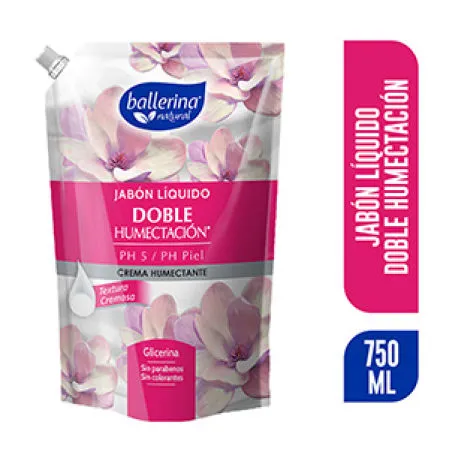 JABON LIQUIDO CREMA HUMECTANTE DP 750 ML BALLERINA