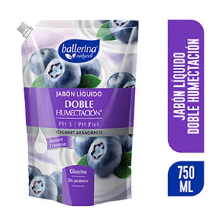 JABON YOGURT ARANDANO 750ML BALLERINA