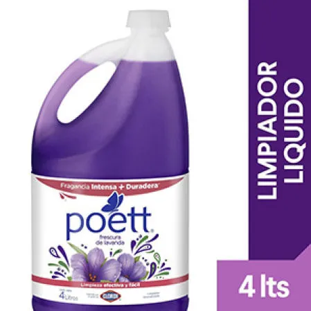 LIMPIA PISO LAVANDA 4LT POETT