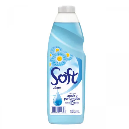 SUAVIZANTE SOFT CLASSIC DILUIDO 1 LTS