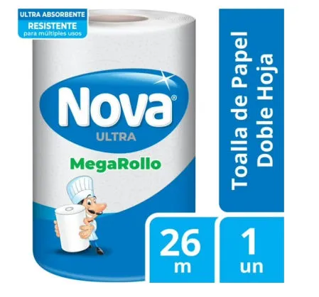 TOALLA PAPEL ULTRA 26MT 1UN NOVA